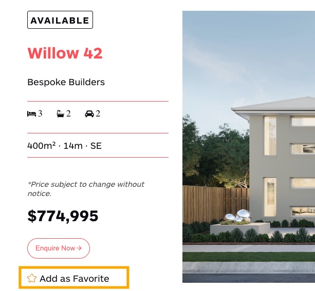 Package Product Page Wishlist